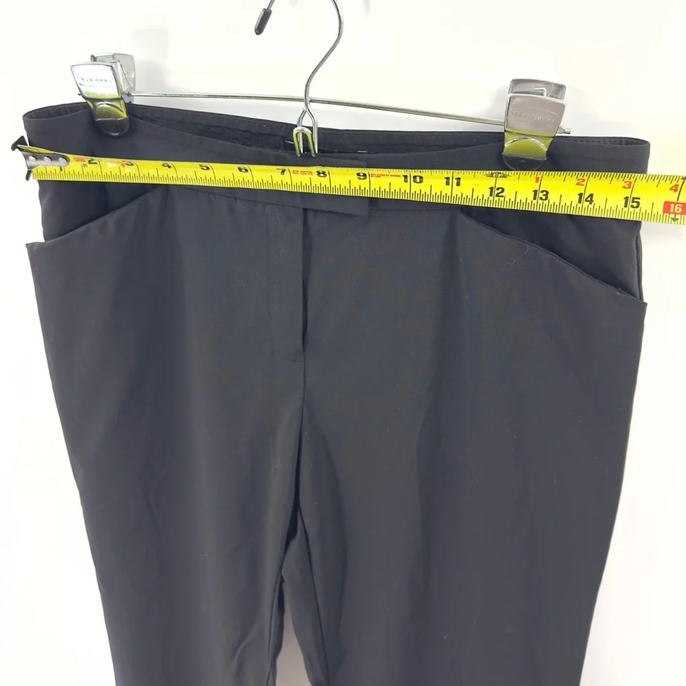 Lafayette 148 Wool Dress Pants Womens Sz 6 Classic Black Trousers Office Capsule
